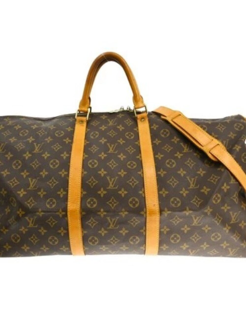 Deal03 LOUIS VUITTON MONOGRAM KEEPALL BANDOULIERE 60 BAG M41412 TH0956 RQ02866
